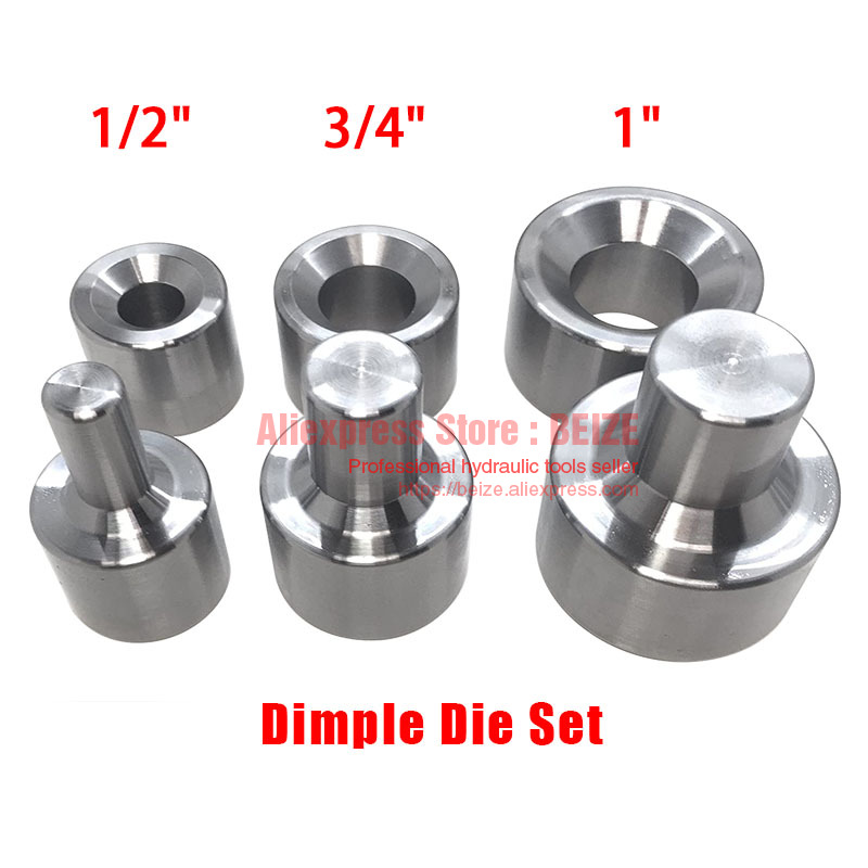 Hydraulic Knockout Punch Set - Bộ 3 Vết Lõm Chết Bộ