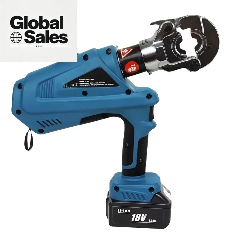 Electric Hydraulic Crimping Tool 300Mm2 - EZ-300 Battery Press Tool Hydraulic Crimping