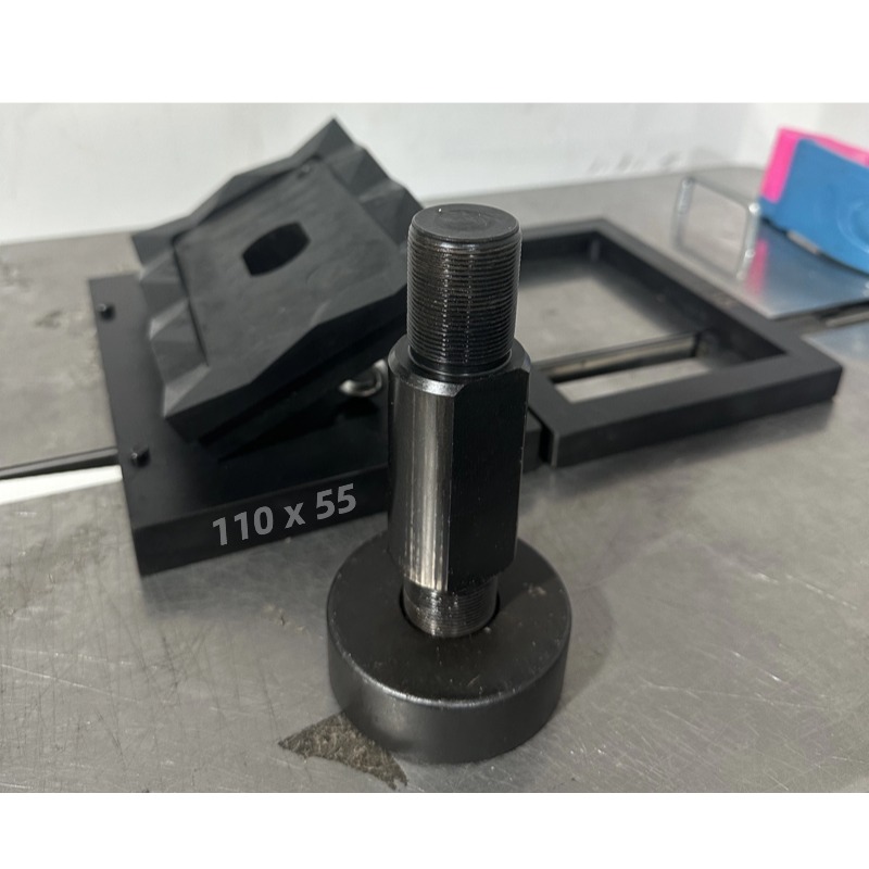 Hydraulic Knockout Punch Set - Customized110x55mm Square Hole Punch Tool Die