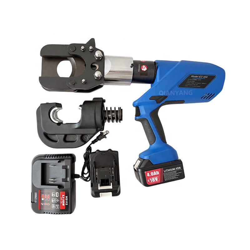 Hydraulic Crimping Tool 400Mm2 - Rechargeable Power Wire Crimper EZ-400/55 Battery