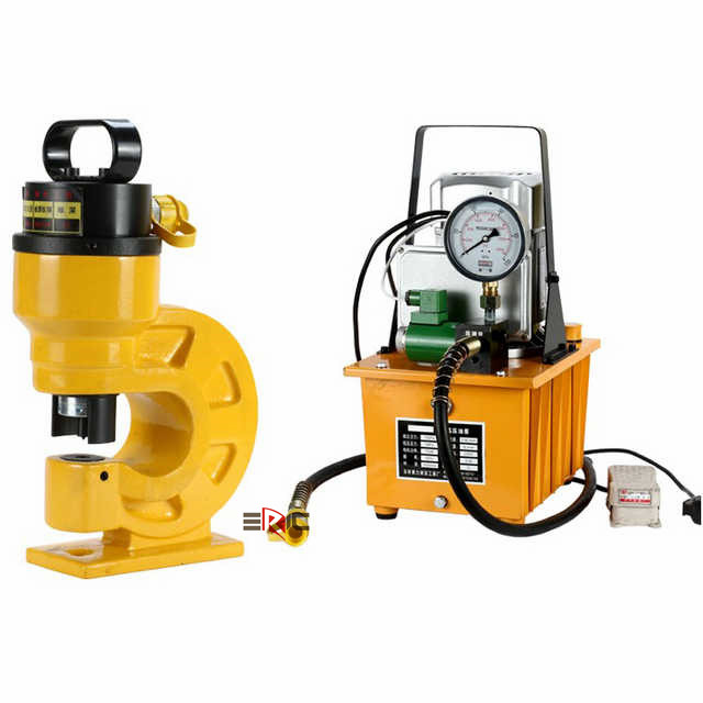 Hydraulic Busbar Punch Machine - CH-60 31T Portable Hydraulic Electric Puncher