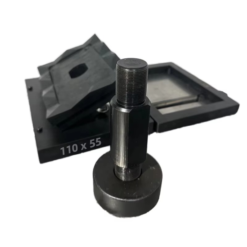 Hydraulic Knockout Punch Set - 110x55mm Alloy Steel Square Hole Punch