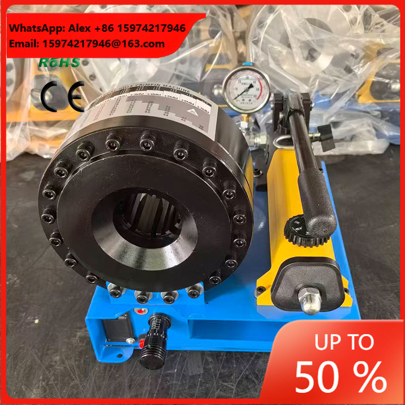 Hydraulic Hose Crimper Machine - Portable Manual Crimping Machine Hydraulic Hose
