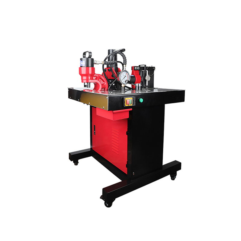Hydraulic Busbar Punch Machine - DHY-150D 3-In-1 Processing Machine Cutter Combined