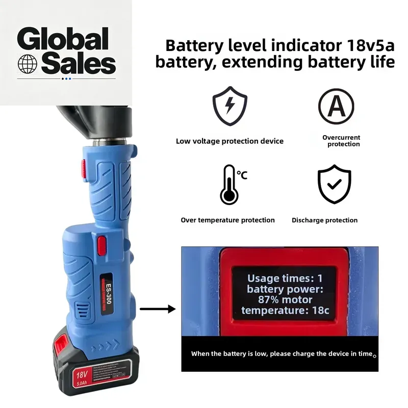 ES-300 Battery Powered Hydraul - đánh giá và giá Hydraulic Crimping Tool 16-300Mm2