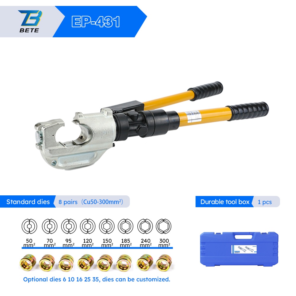 BETE EP-431 12 Ton Portable Hy - đánh giá và giá Hydraulic Crimping Tool 400Mm2