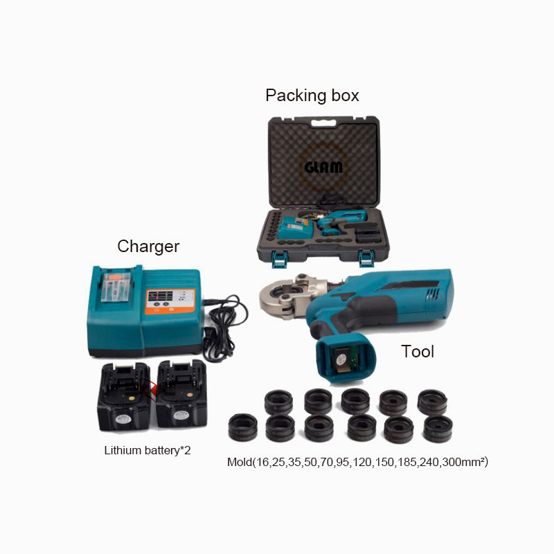 EZ-300 Rechargeable Electric P - đánh giá và giá Hydraulic Crimping Tool 16-300Mm2