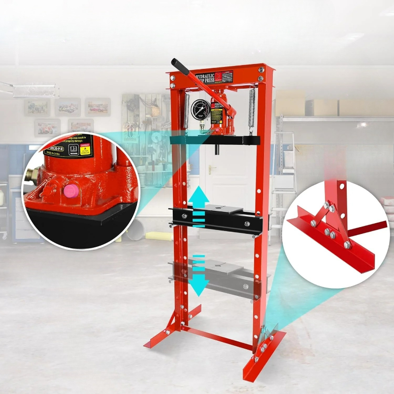 Shop Press 12 Ton Hydraulic H- - đánh giá và giá Manual Hydraulic Press 12 Ton