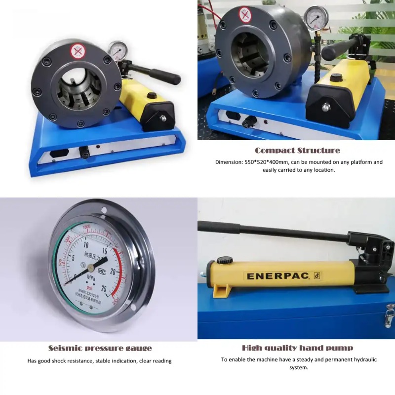 Portable 2 Inch Hydraulic Hose - đánh giá và giá Hydraulic Hose Crimper 2 Inch