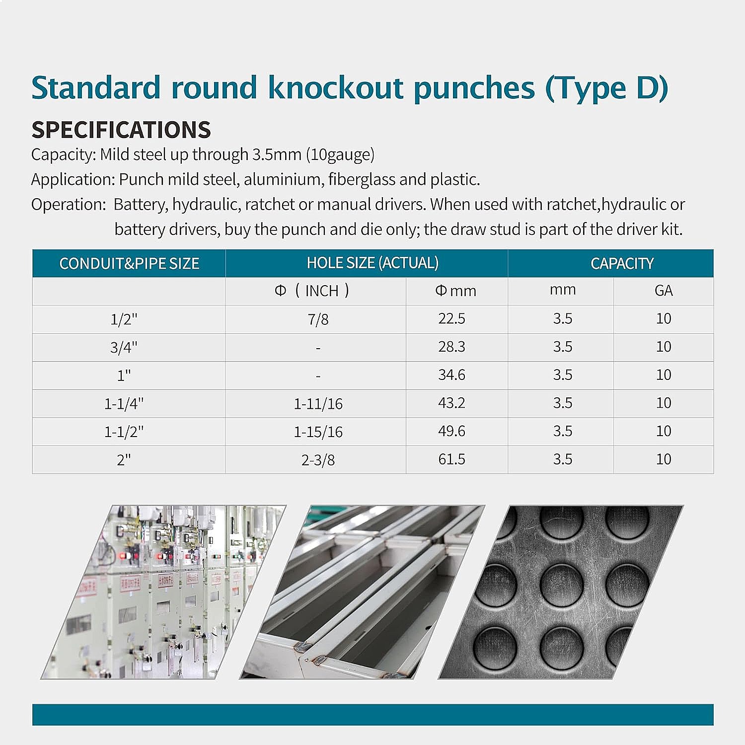 Hydraulic Knockout Punch Set 1 - đánh giá và giá Hydraulic Knockout Punch Set