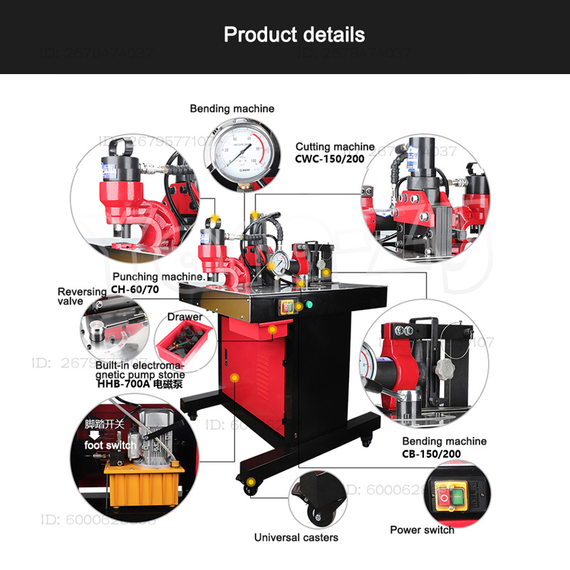 DHY-150D 3-In-1 Processing Mac - đánh giá và giá Hydraulic Busbar Punch Machine