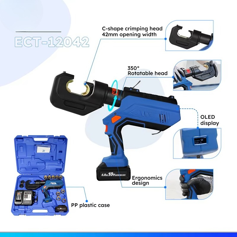 Connector Copper Cordless Elec - đánh giá và giá Hydraulic Crimping Tool 400Mm2