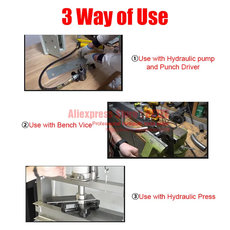 Nâng Cấp 3 Mảnh Vết Lõm Chết B - đánh giá và giá Hydraulic Knockout Punch Set