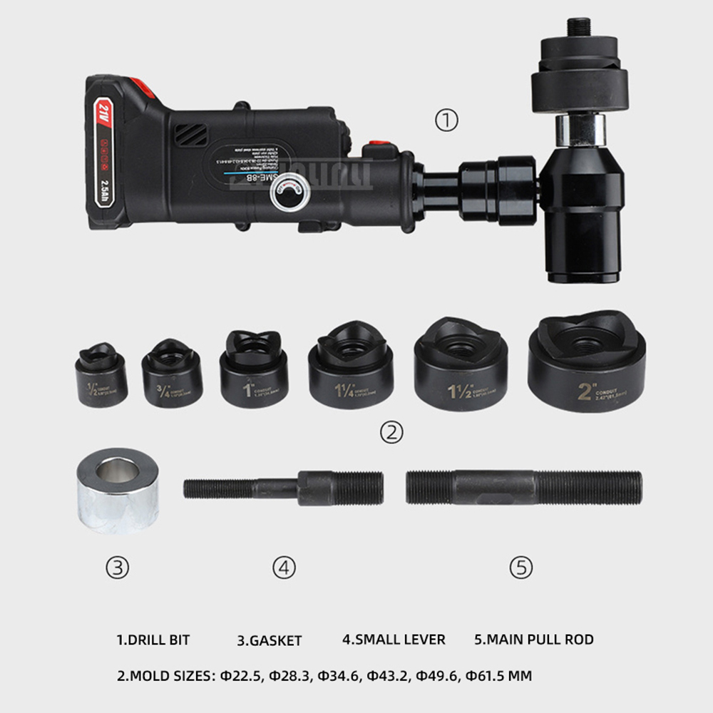 Hydraulic Hole Opener with Str - đánh giá và giá Hydraulic Knockout Punch Set